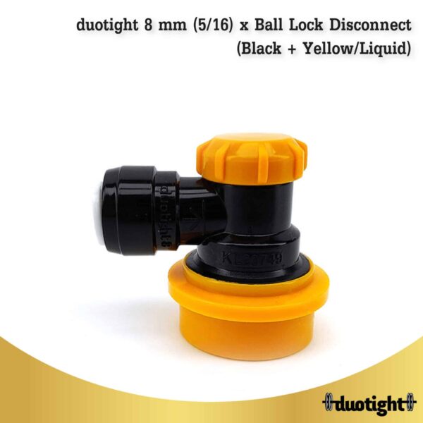 Duotight 8mm Yellow Black 01