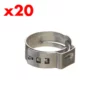 Bag Of 20 X 18 5mm S S Stepless Clamps Suit 16 18mm Od Kegland 3d50ce93 A1fb 4398 9a74 698b52af1290