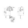 T Tower 3 Way, Led W Taps, Polished 02 11zon