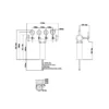 T Tower 4 Way, Led W Taps, Polished 03 11zon